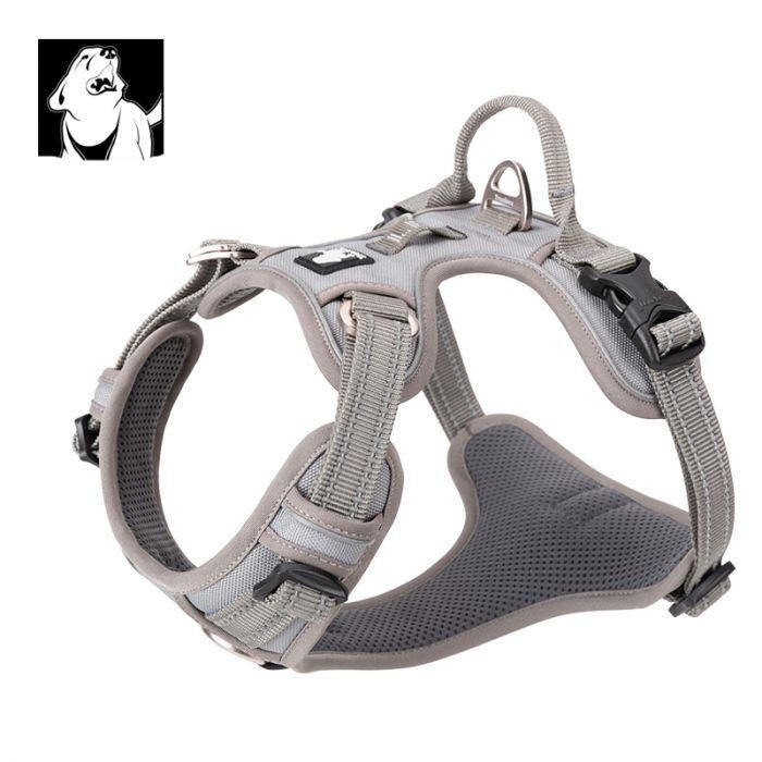 S High Density NYLON Pull Harness Grey