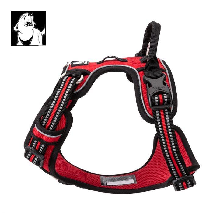 S High Density NYLON Pull Harness Red