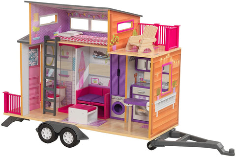 House Dollhouse With Furniture For Kids