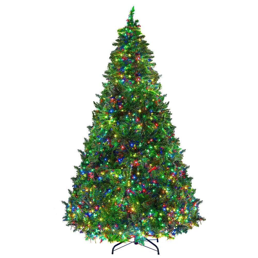 Jingle Jollys Christmas Tree LED 2.4M 8FT Xmas Decorations Green Home Decor