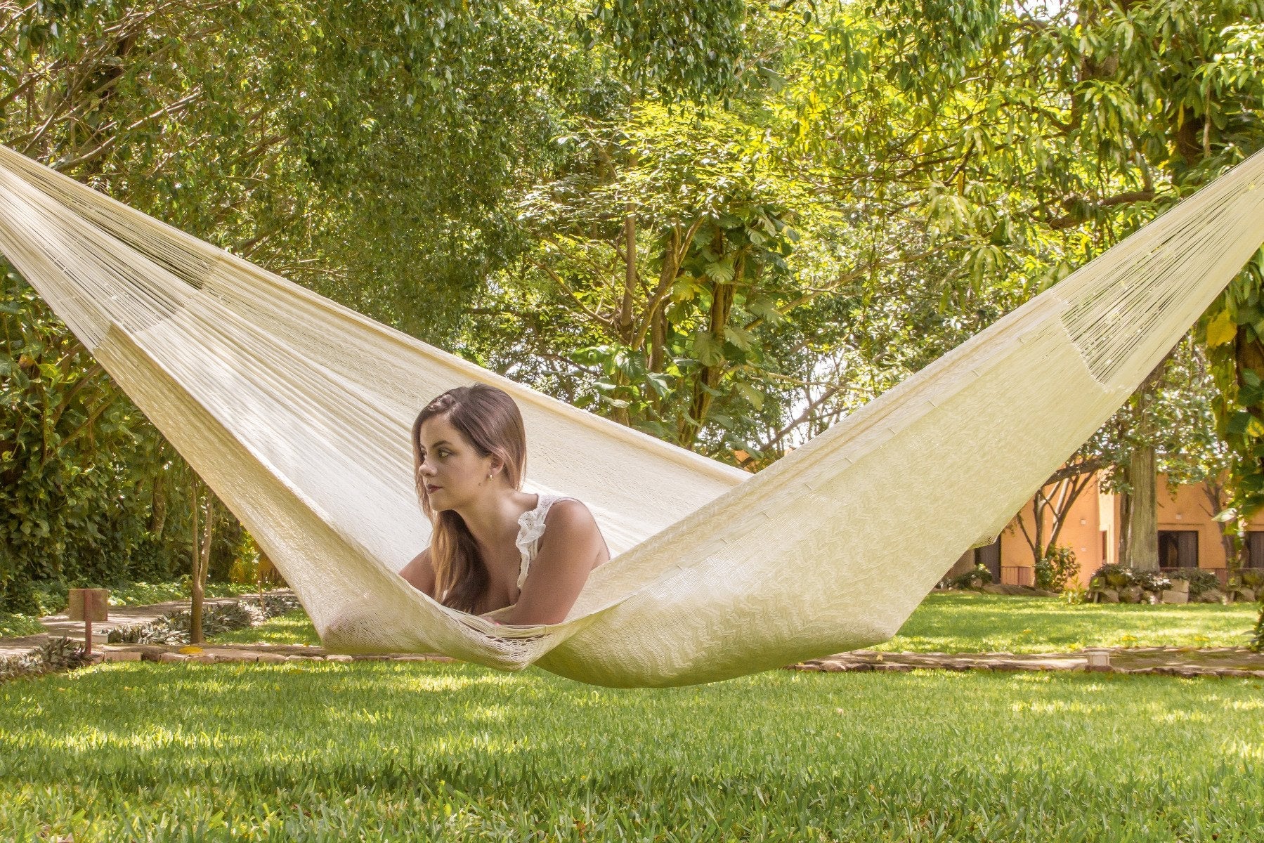 Hammock Jumbo Nylon Plus Hammock in Cream