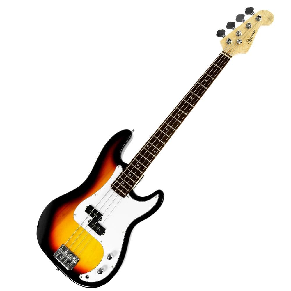 Karrera Electric Bass Guitar Pack - Sunburst