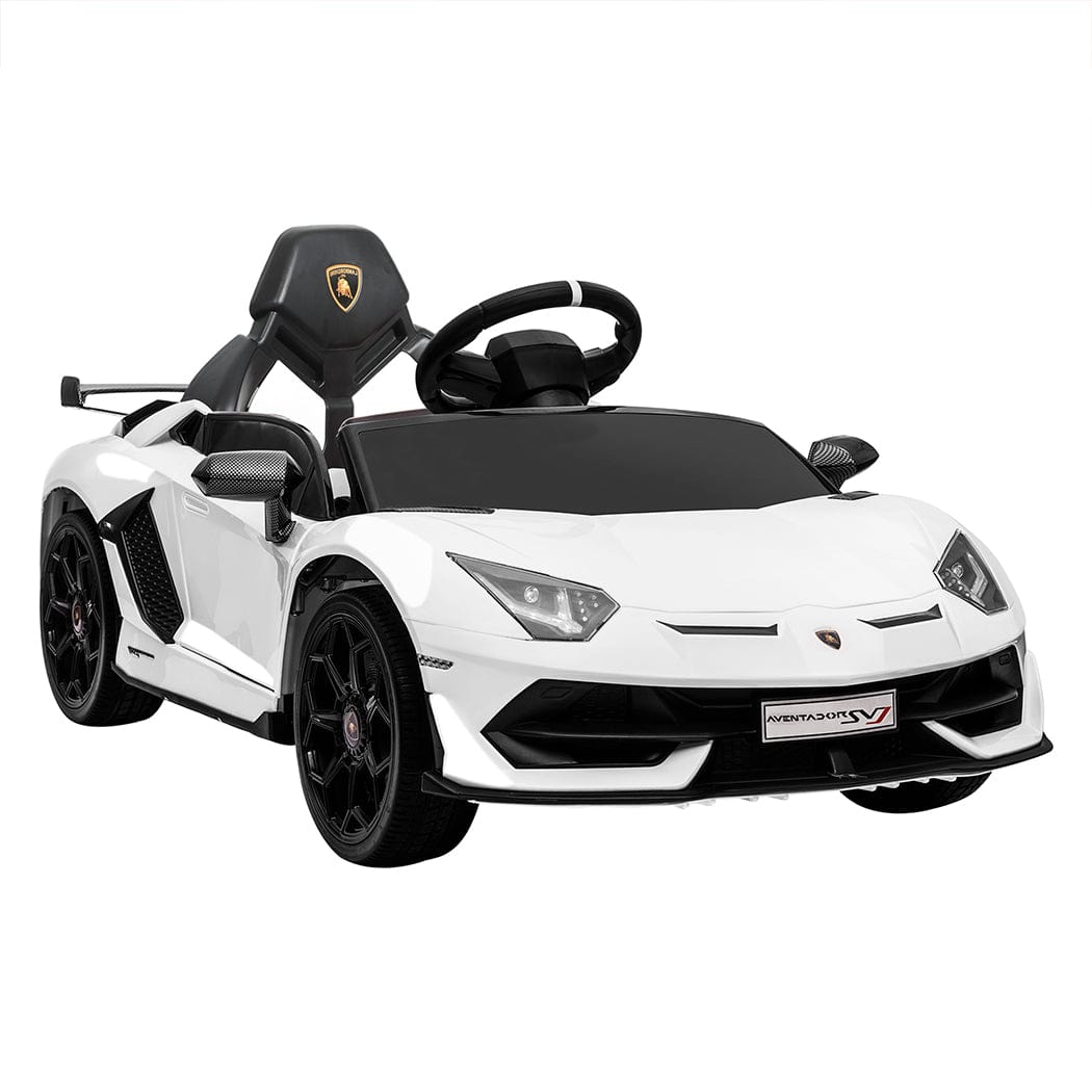 Kids Ride On Car Lamborghini SVJ Licensed Electric Dual Motor Toy