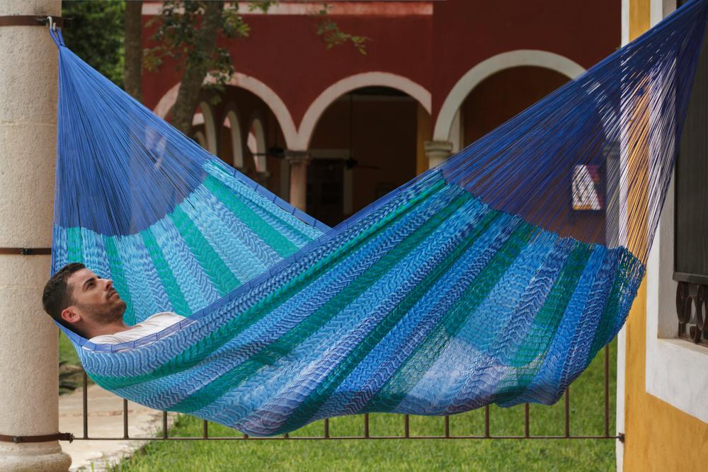 Hammock King Size Nylon Plus Hammock in Caribe