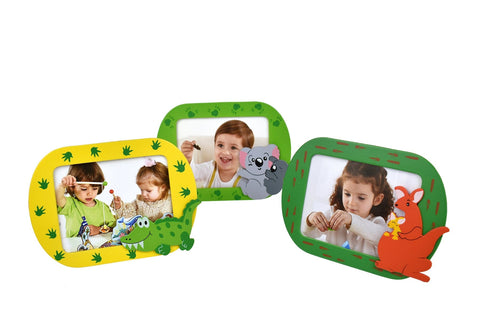 Koala Kangaroo And Crocodile Photo Frame