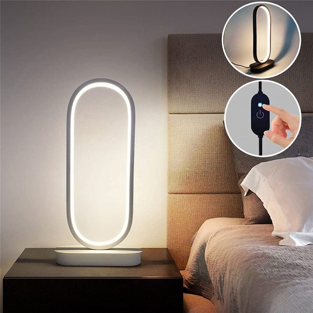 LED Aluminium Desk Night Lamp Oval Shape