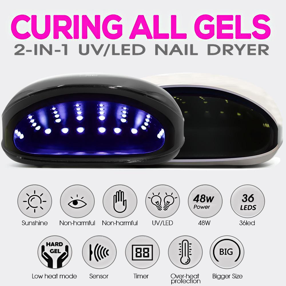 Beauty Products LED Nail Gel Polish Dryer Manicure Sensor Light Black