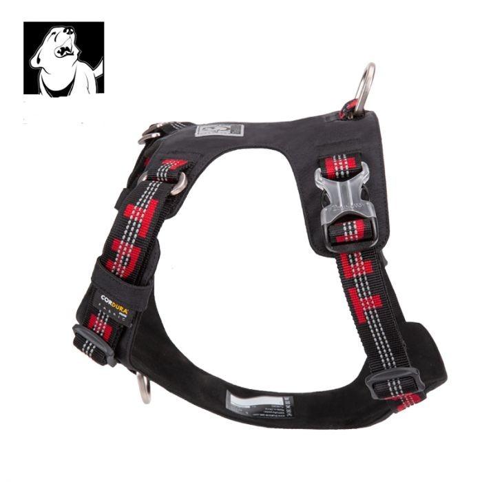 L Lightweight 3M reflective Harness Black