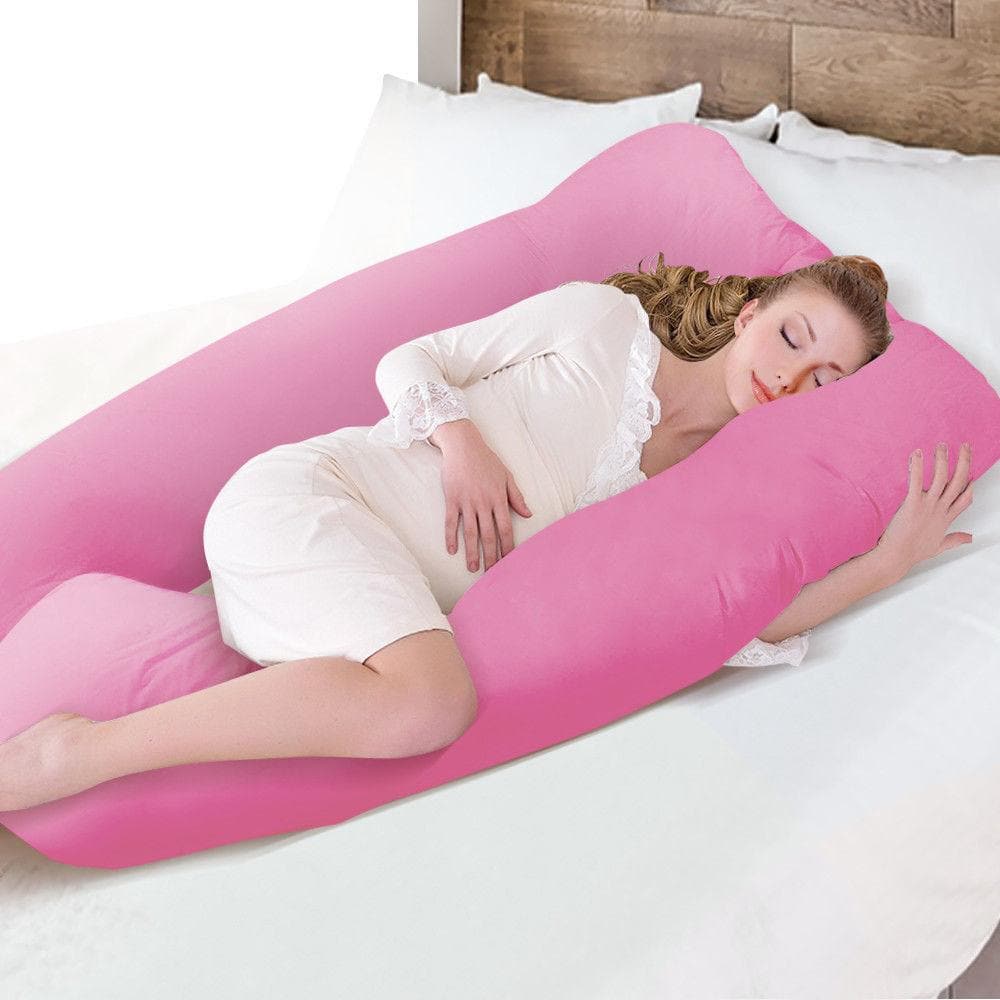 bedding Maternity Pregnancy Pillow Cases Pink