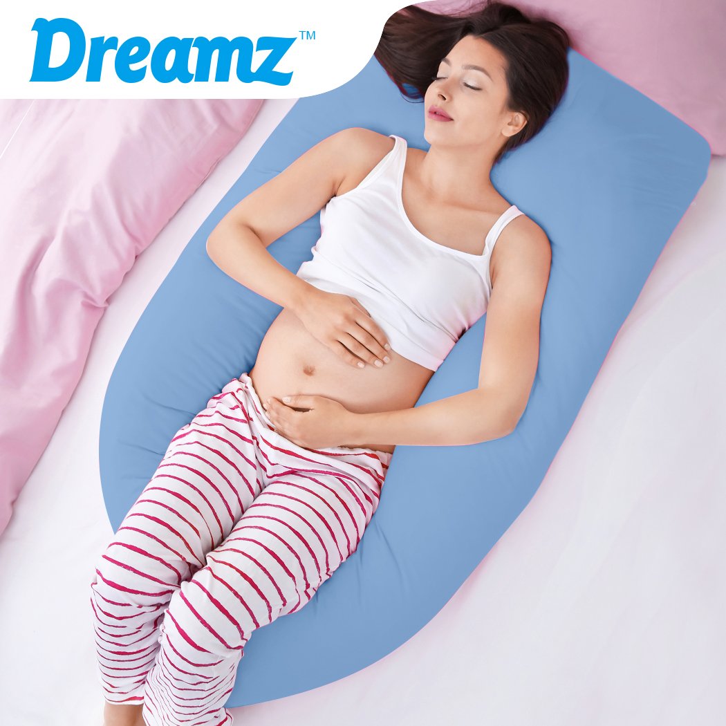 Bedding Maternity Pregnancy Pillow Cases Sky Blue