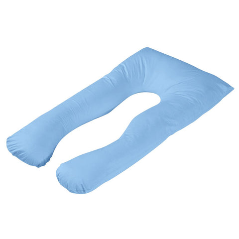 Maternity Pregnancy Pillow Cases Sky Blue