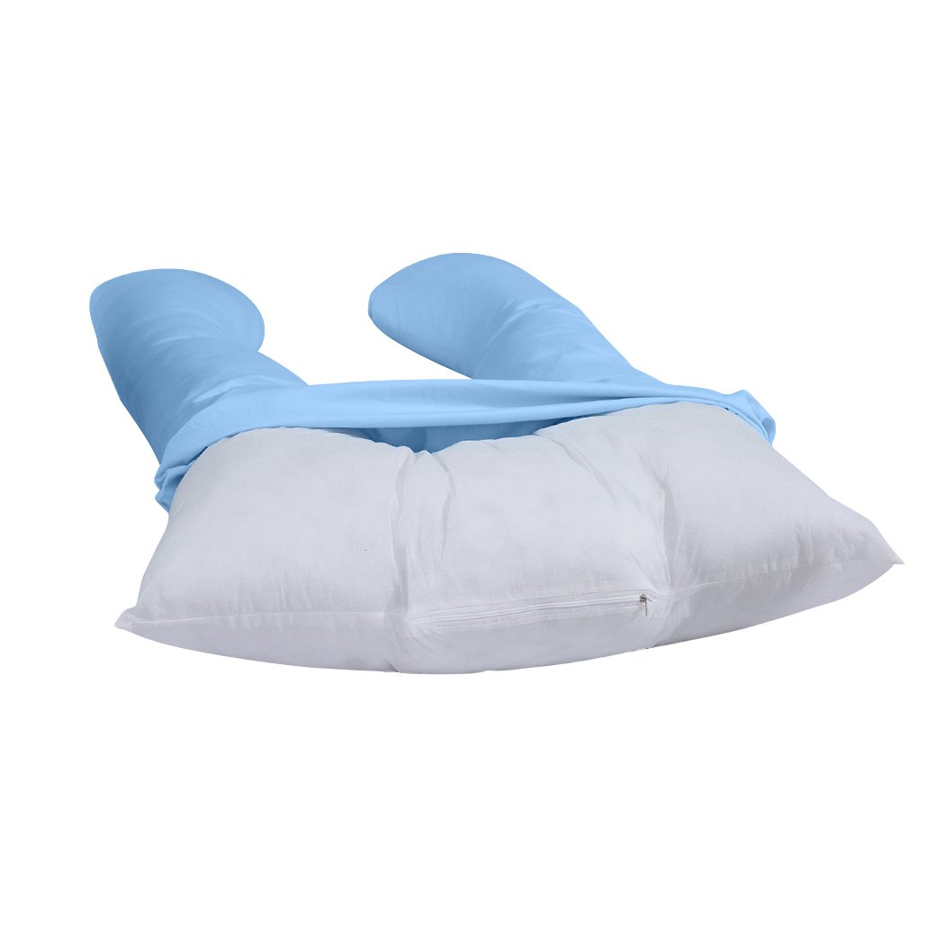 Bedding Maternity Pregnancy Pillow Cases Sky Blue