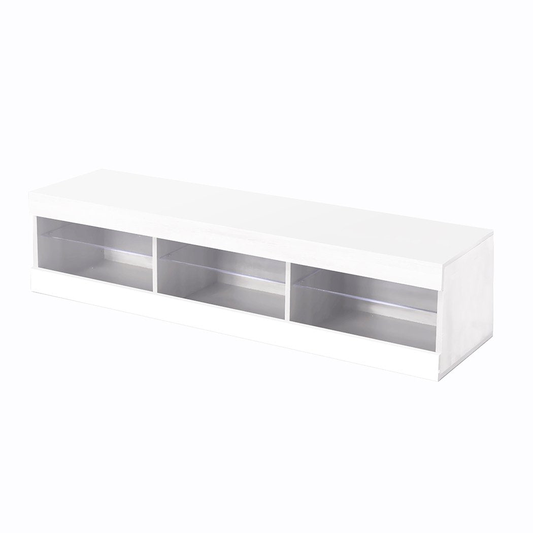 Modern LED Entertainment Unit Storage Stand-white – Simple deals