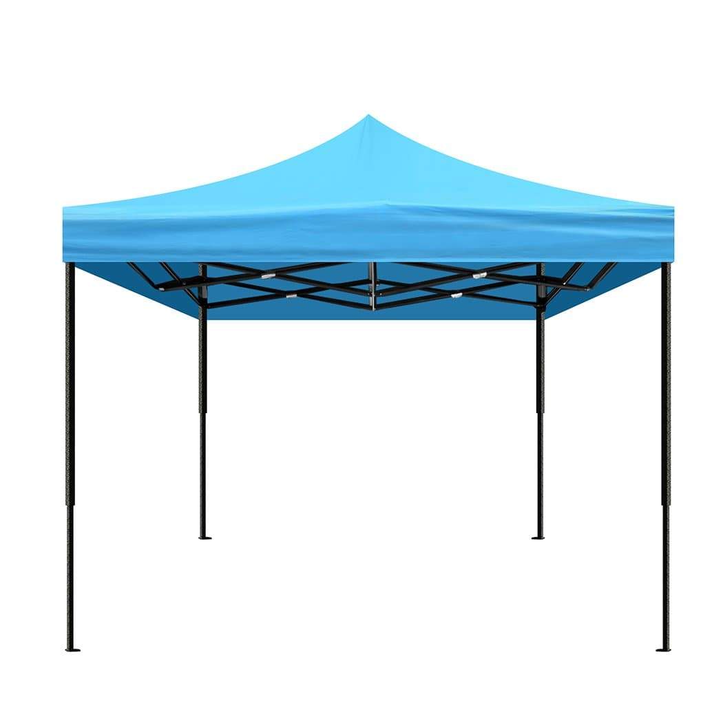 outdoor living Mountview Gazebo Tent 3x3 Outdoor Marquee Gazebos Camping Canopy Wedding Blue