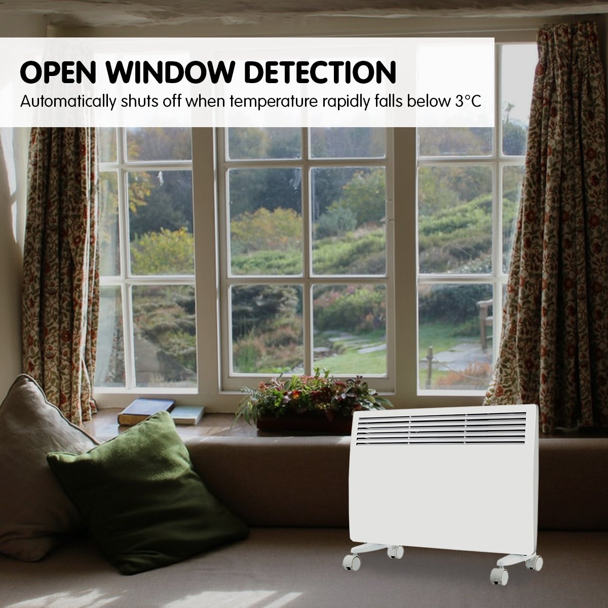 homewares Ndm-15wt 1500w electric panel heater