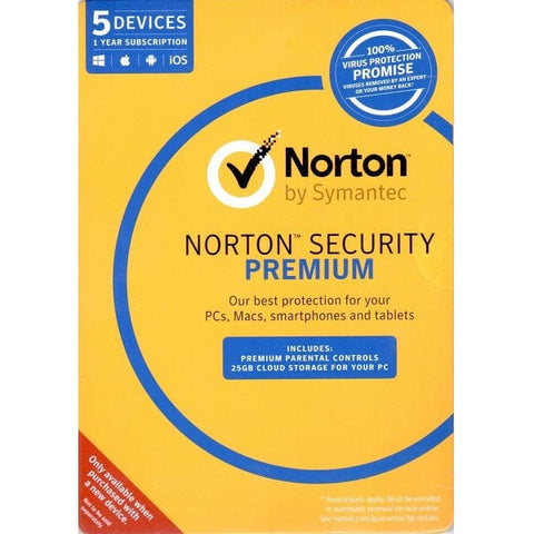 (OEM, 5D, 1YR) NORTON SECURITY PREMIUM