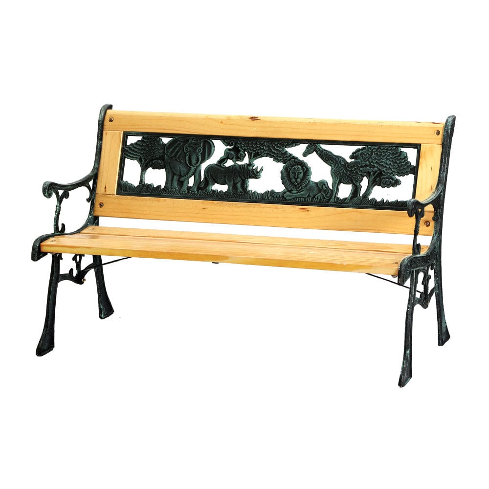 Outdoor Children Garden Bench Kids Furniture Wood Park Lounge Seat