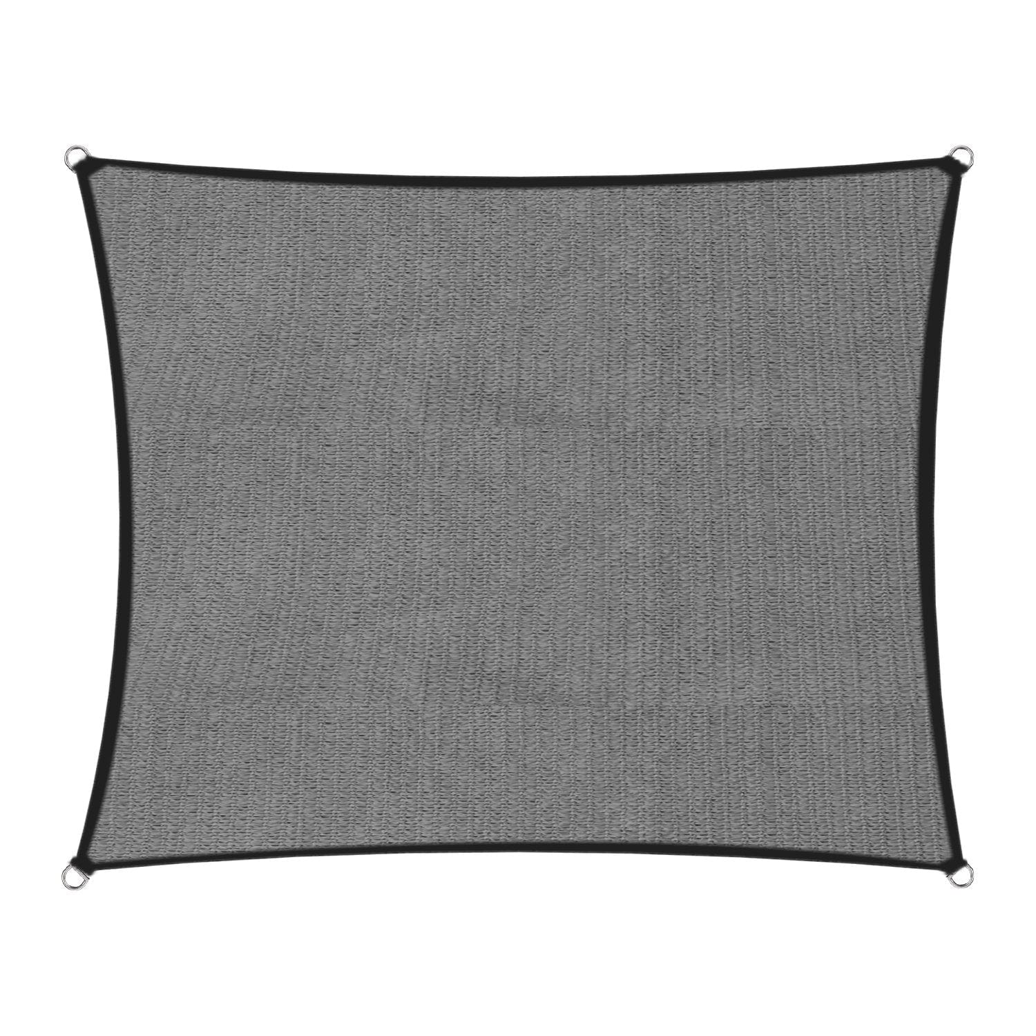 Outdoor Sun Shade Sail Canopy Grey Square 4M