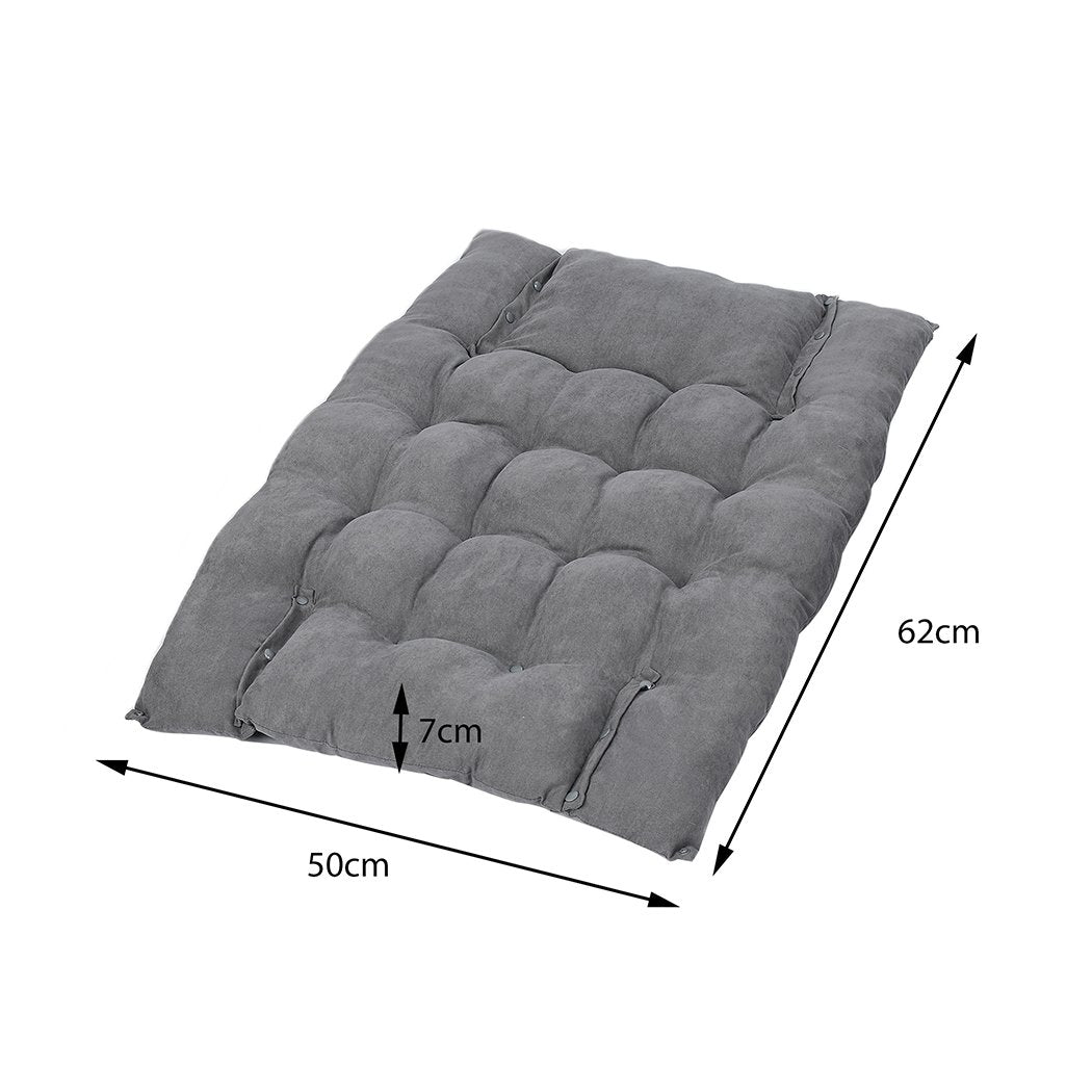 Pet Bed Pet Bed 2 Way Use Dog Cat Soft Warm Calming Mat Grey S