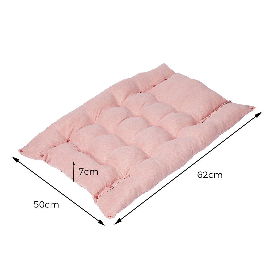 Pet Bed Pet Bed 2 Way Use Dog Cat Soft Warm Calming Mat Pink S