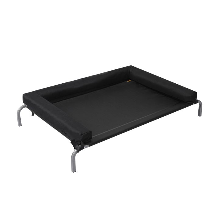 Pet Bed Trampoline Hammock Raised Heavy Duty Black XL