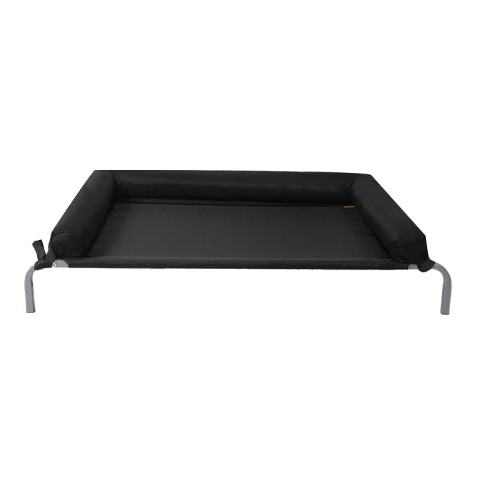 Pet Bed Trampoline Hammock Raised Heavy Duty Black XL