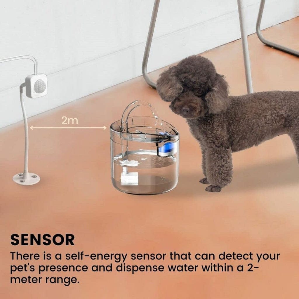 Pet Water Fountain Dispenser 1.8L with Sensor