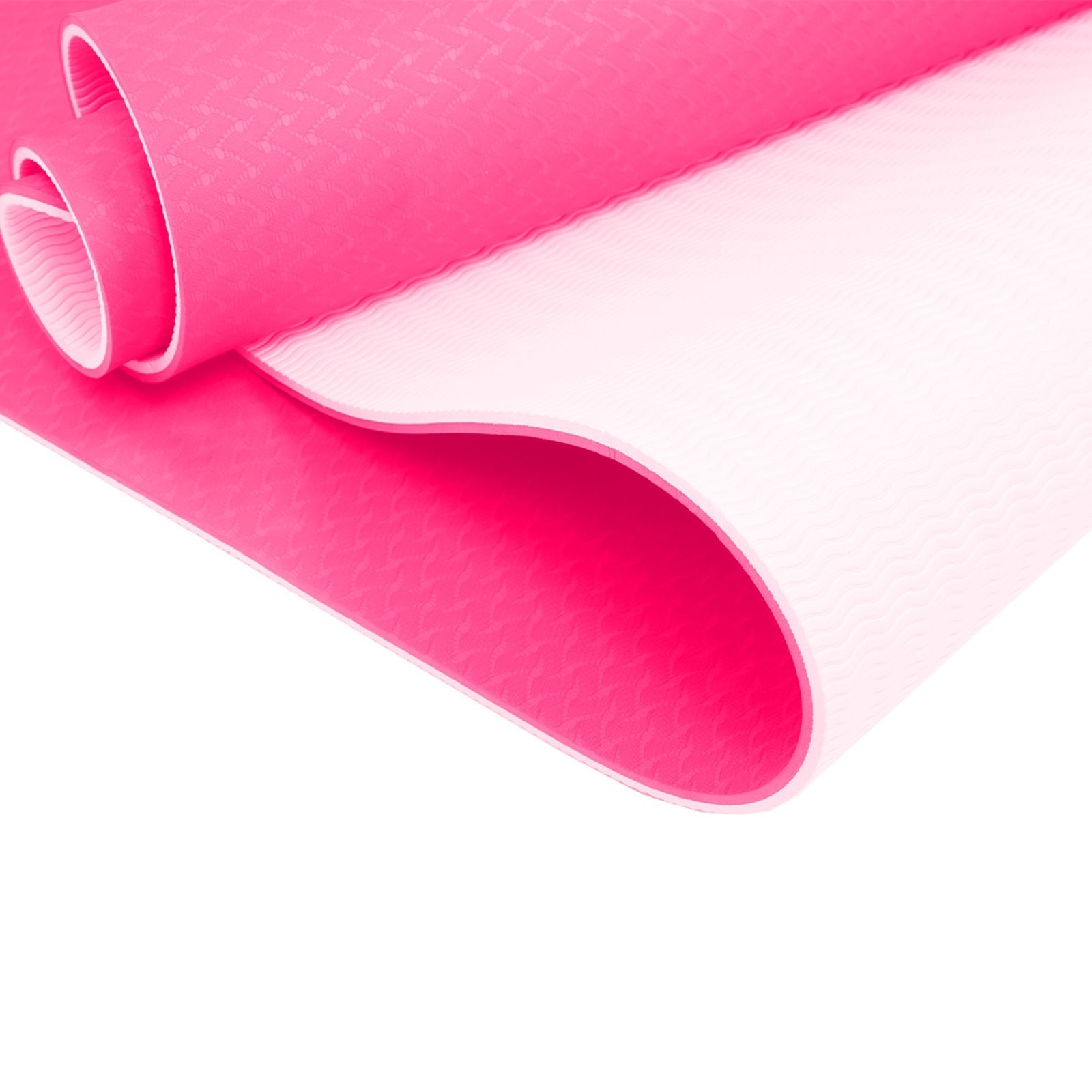 Powertrain Eco-Friendly TPE Pilates Exercise Yoga Mat 8mm - Pink