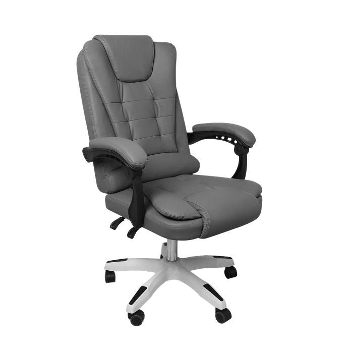 PU leather Gaming Office Chair Executive Recliner-Grey