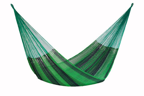 Queen Size Cotton Mexican Hammock in Jardin Colour