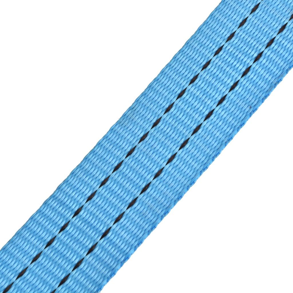 vidaxl20- Ratchet Tie Down Straps 4 pcs 2 Tonnes 6mx38mm Blue