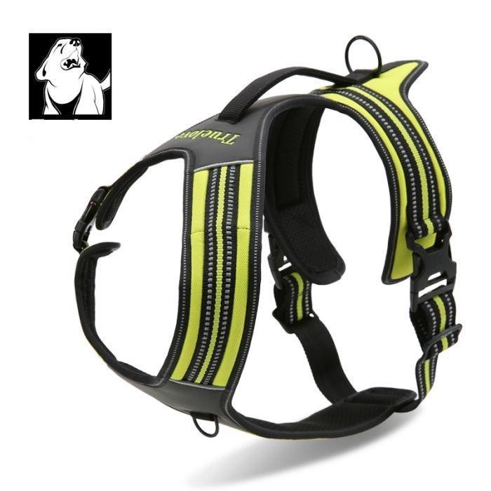 L Reflective Heavy Duty Harness Neon Yellow