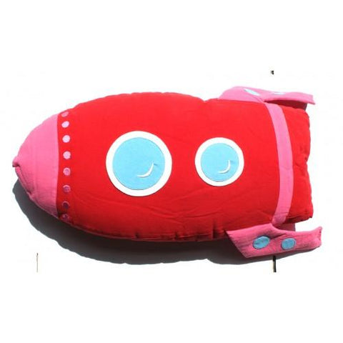 Toys Roket Cuddling Cushion Red