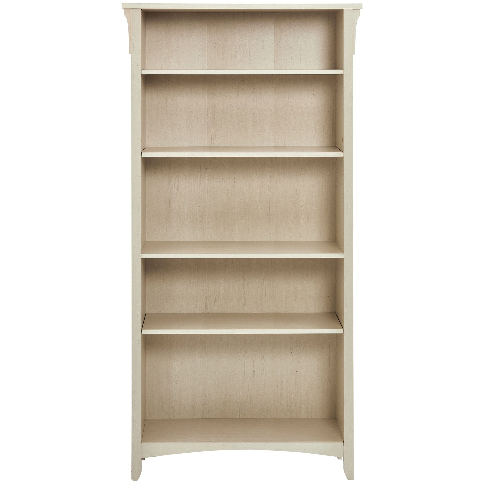 Salinas 5 Shelf Bookcase White/Black