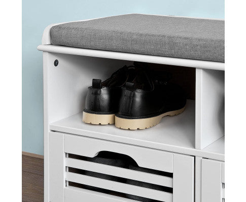 Shoe Rack with Drawers, Shelf and Storage Bench