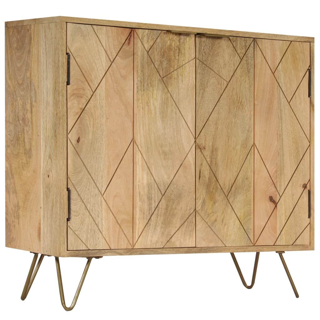 Sideboard Solid Mango Wood 80x30x75 cm