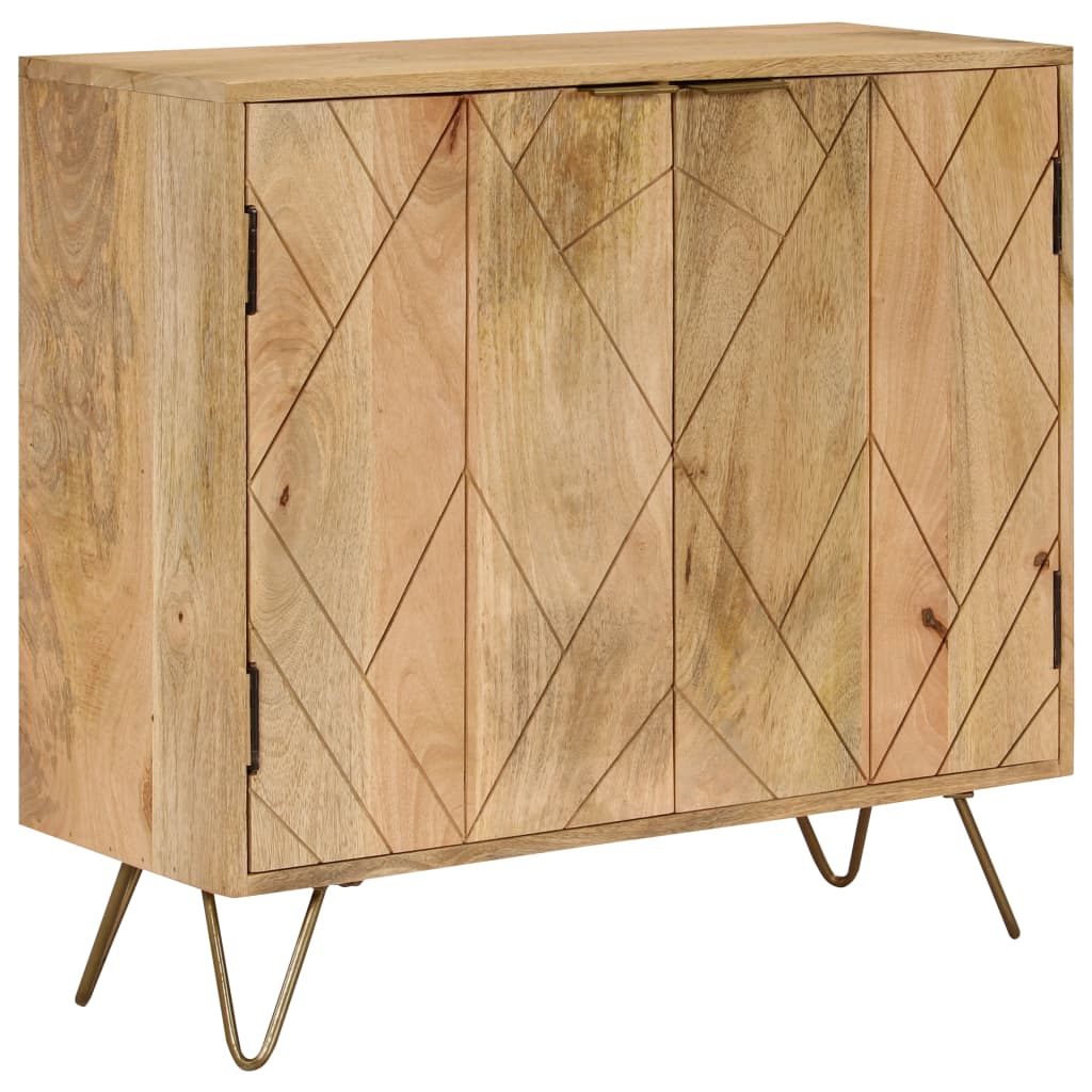 Sideboard Solid Mango Wood 80x30x75 cm