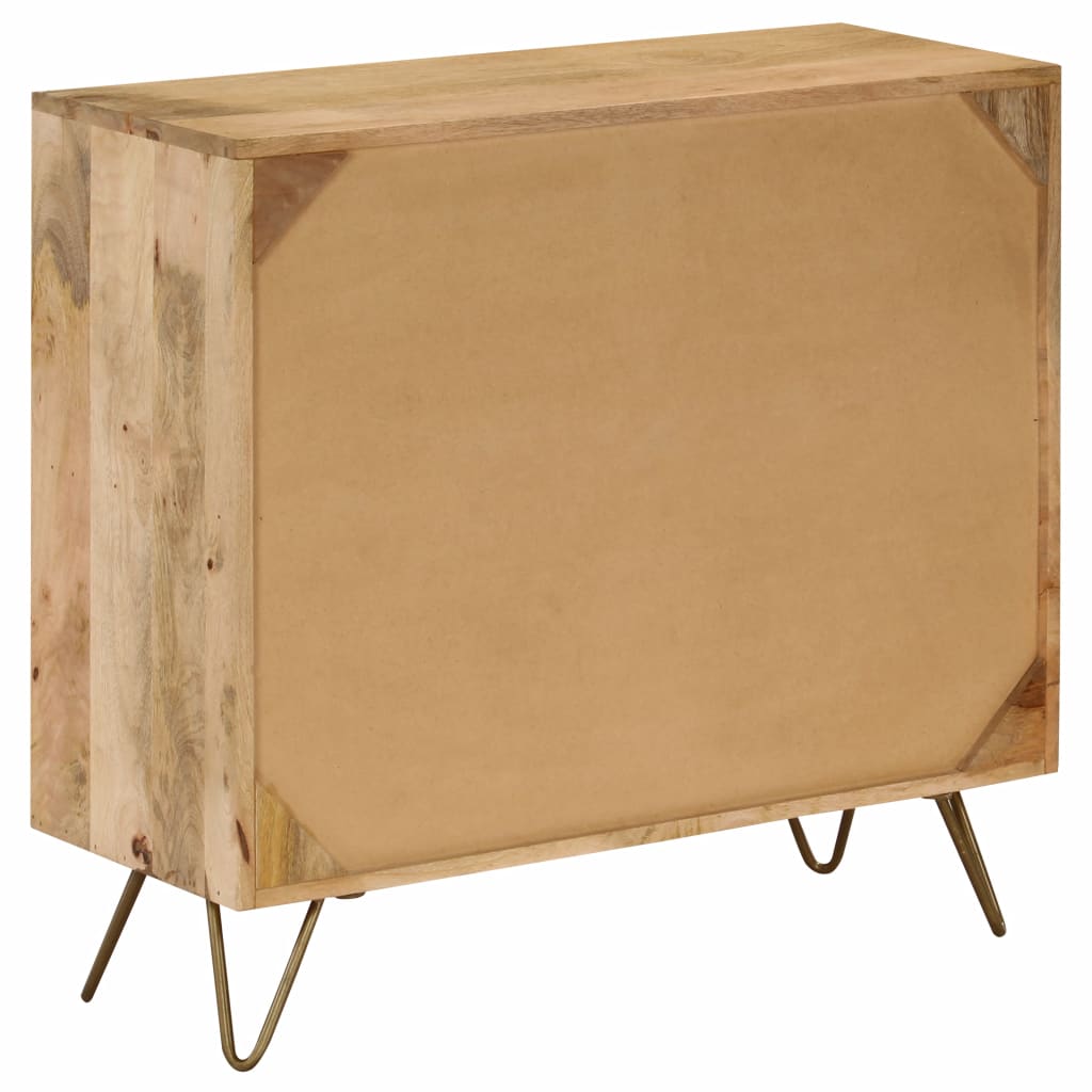 Sideboard Solid Mango Wood 80x30x75 cm