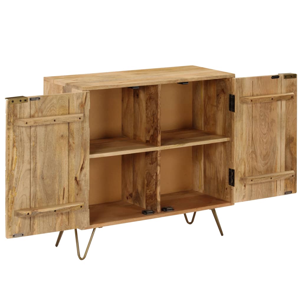 Sideboard Solid Mango Wood 80x30x75 cm