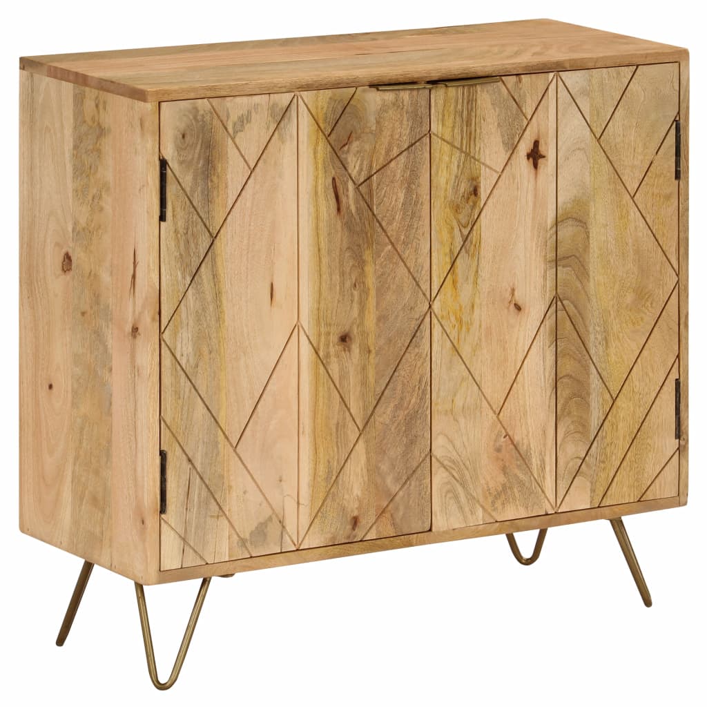 Sideboard Solid Mango Wood 80x30x75 cm