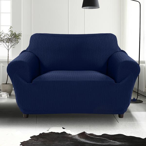 living room Slipcover Protector Couch Covers 2-Seater Navy