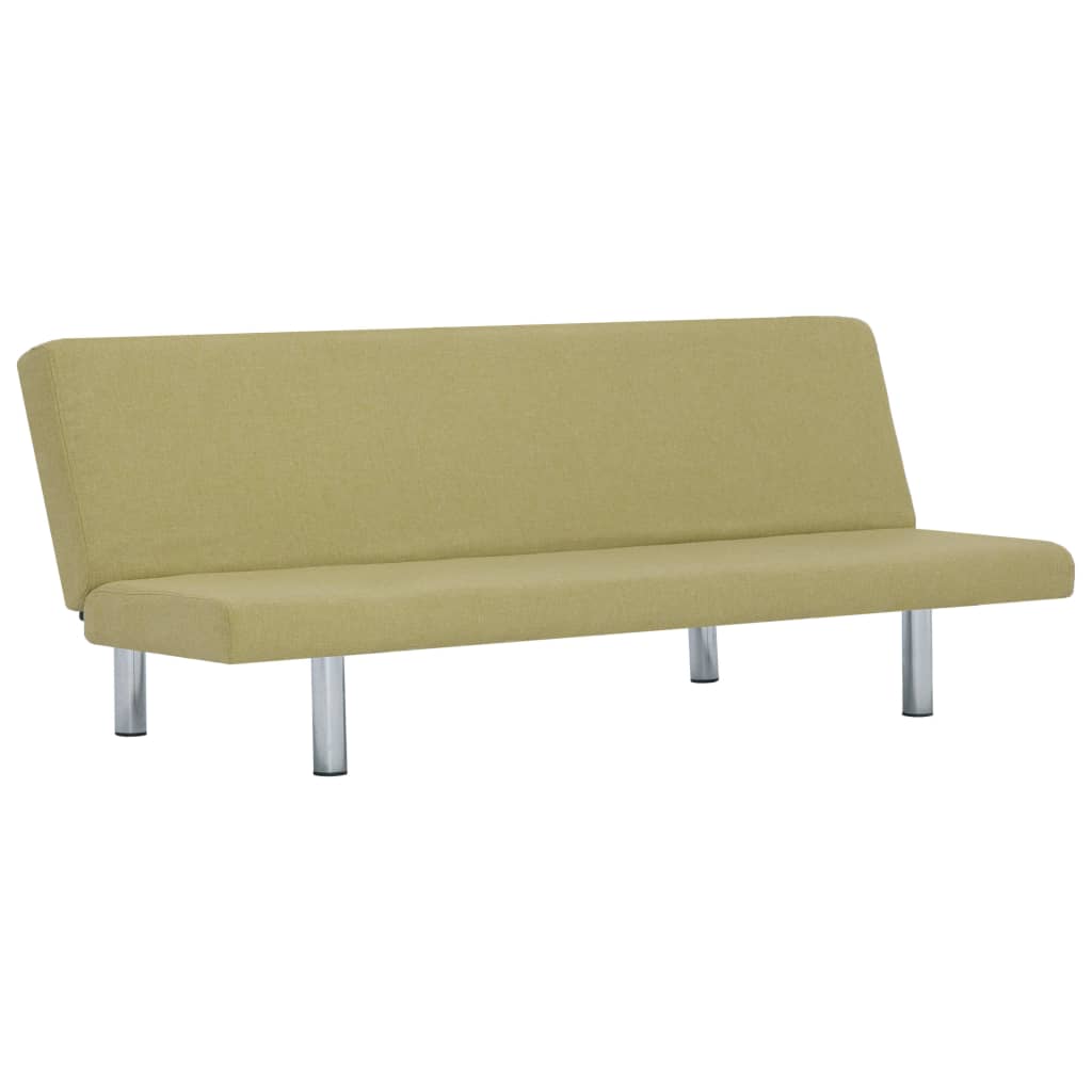 Sofa Bed Green Polyester