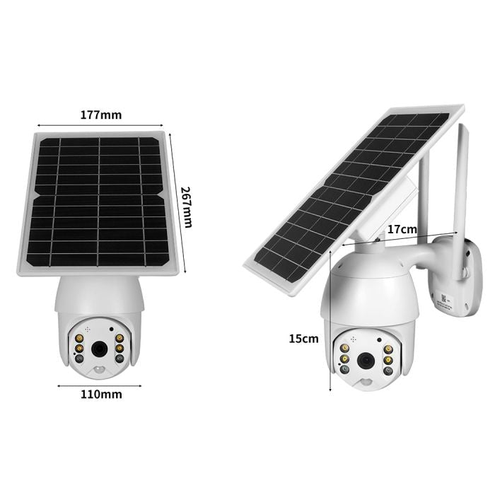 Solar Camera Security Wireless 1080P Power Rechargeable