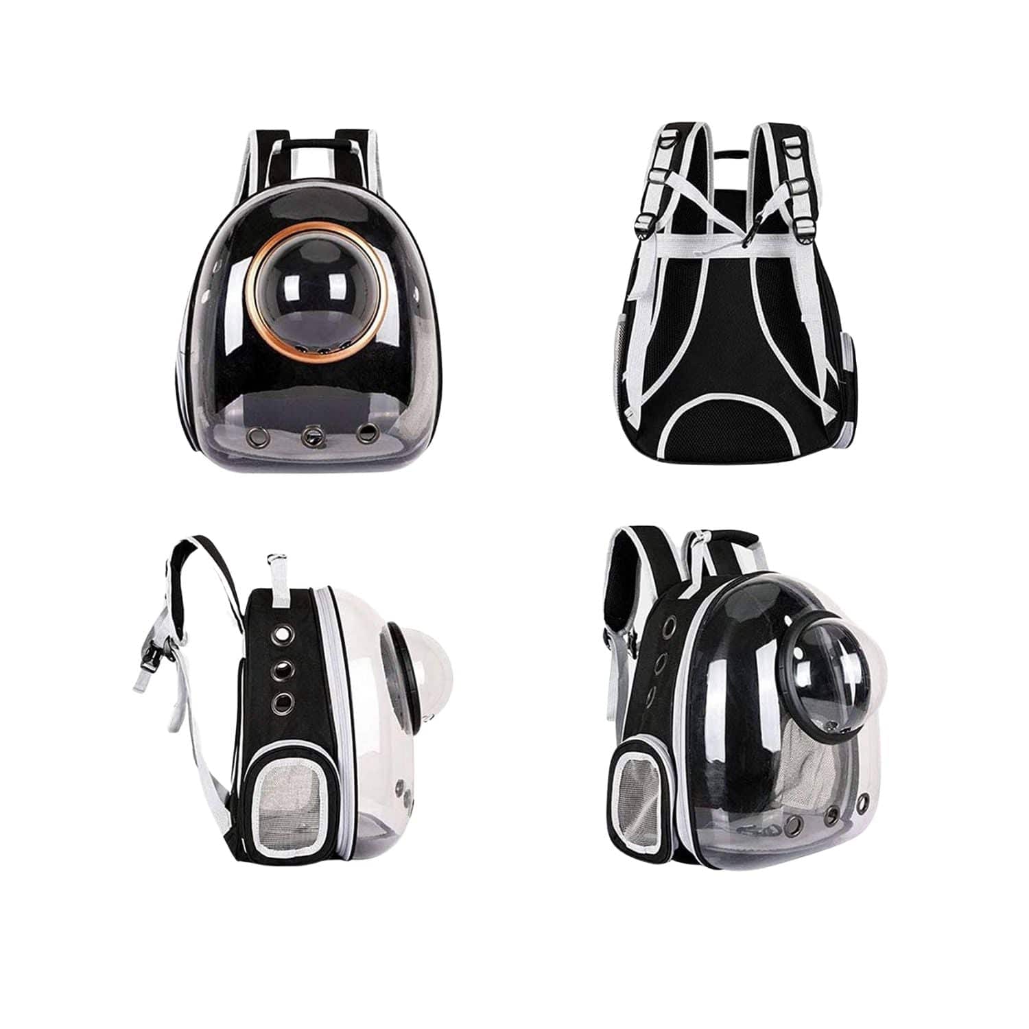 Space Capsule Backpack - Model 2 Black