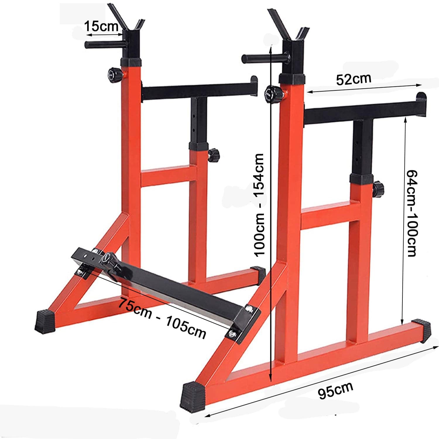 Squat Rack Barbell Rack Dip Station Home Fitness Gym Bench Press Bar Weight