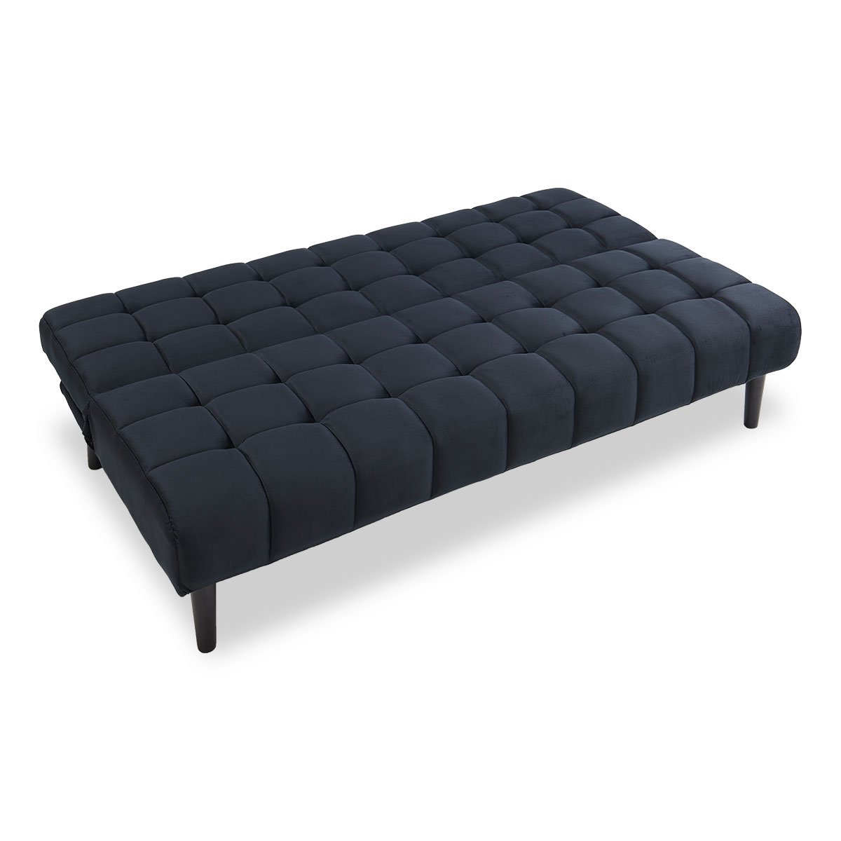 indoor furniture Suede Fabric Sofa Bed Furniture Lounge Seat Black