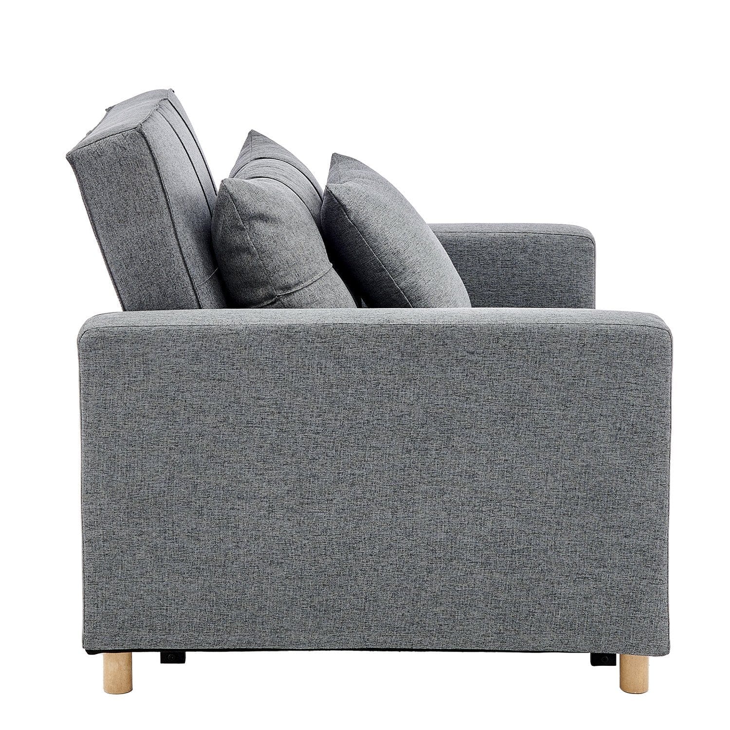 Suri 3-in-1 Convertible Sofa Chair Bed by - Grey