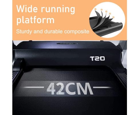 T20 Motorized Led Screen Running&Jogging Folding Portable Treadmill