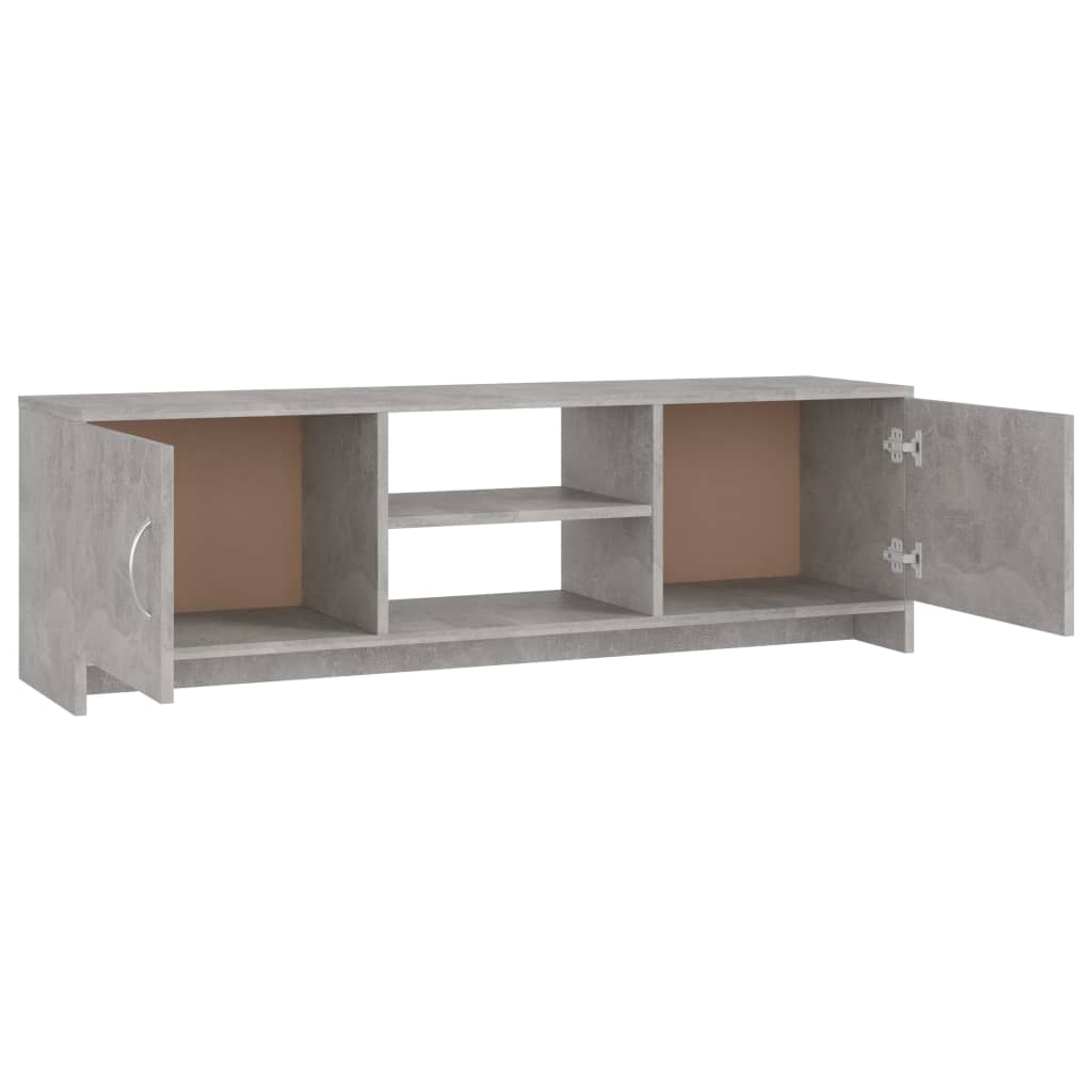 TV Cabinet Concrete Grey 120x30x37,5 cm Chipboard