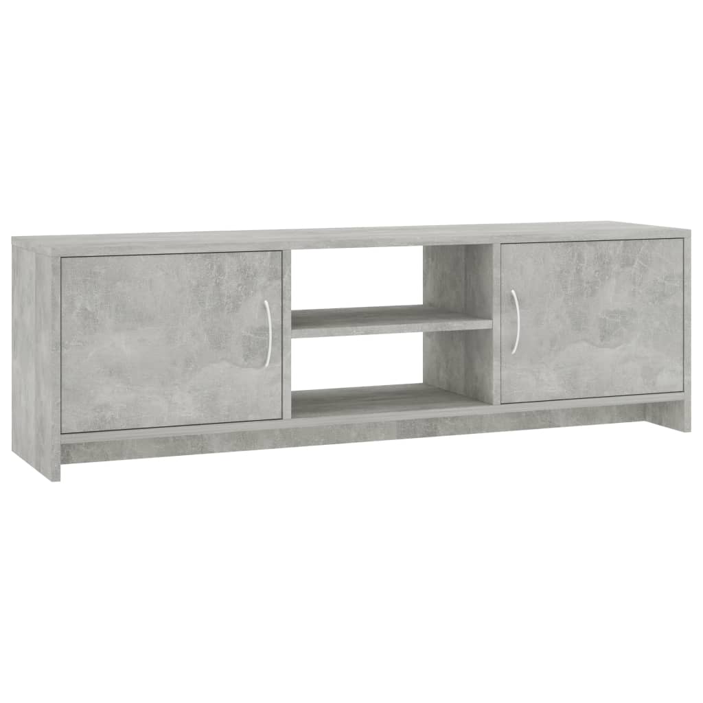 TV Cabinet Concrete Grey 120x30x37,5 cm Chipboard